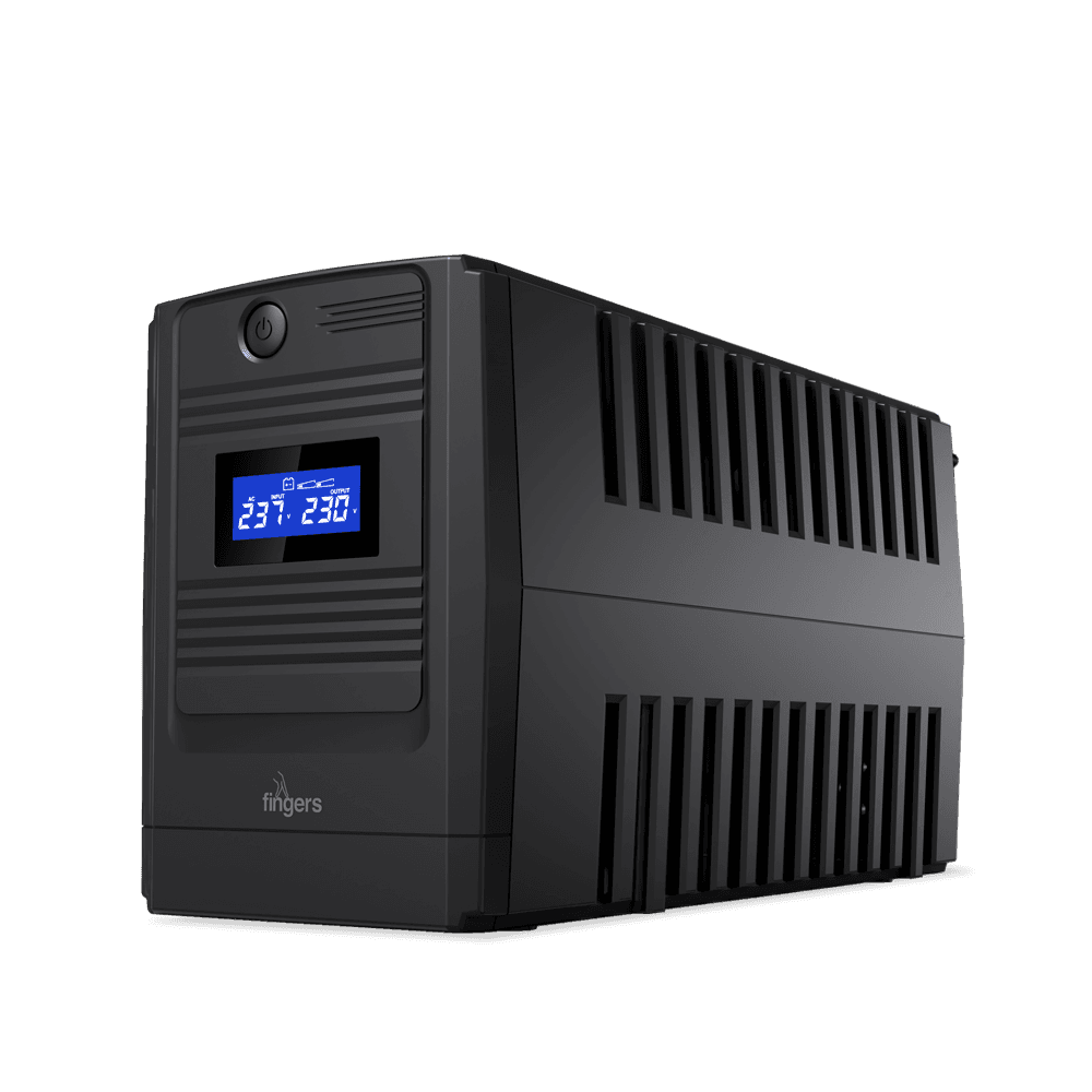 FINGERS FR-1250 LCD UPS Power Protection Right Side View