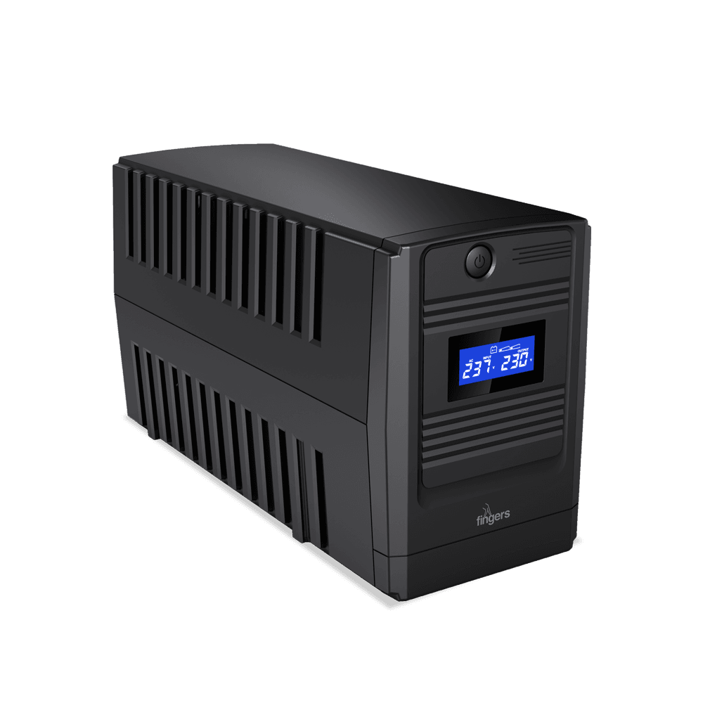 FINGERS FR-1250 LCD UPS Power Protection Left Side View