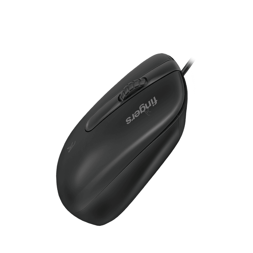 Diagnol Look Of FINGERS MasterHit Wired Mouse 