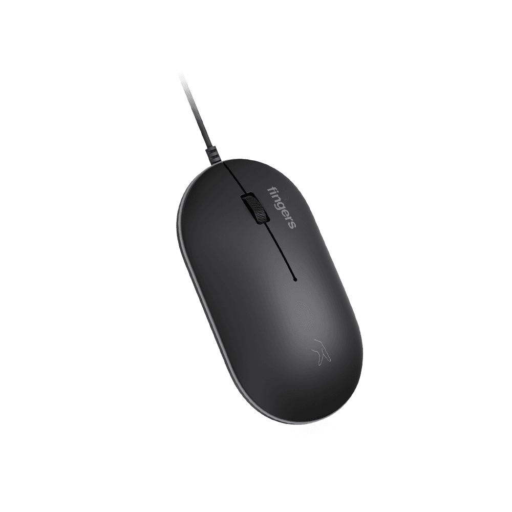 Wired mouse of FINGERS ImperialCombo-D2 PC deskset