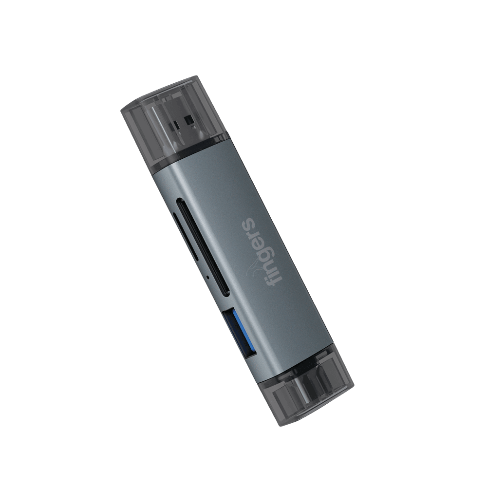 Full look of FINGERS FlexiPort Hub-cum-Card Reader