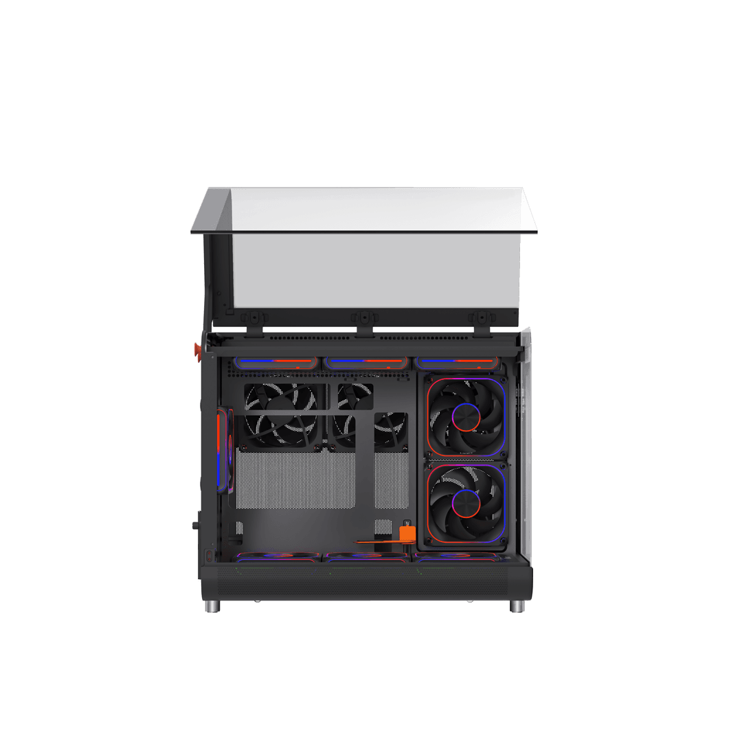 The QuikFINGERS Wings cabinet is shown with the side panels closed