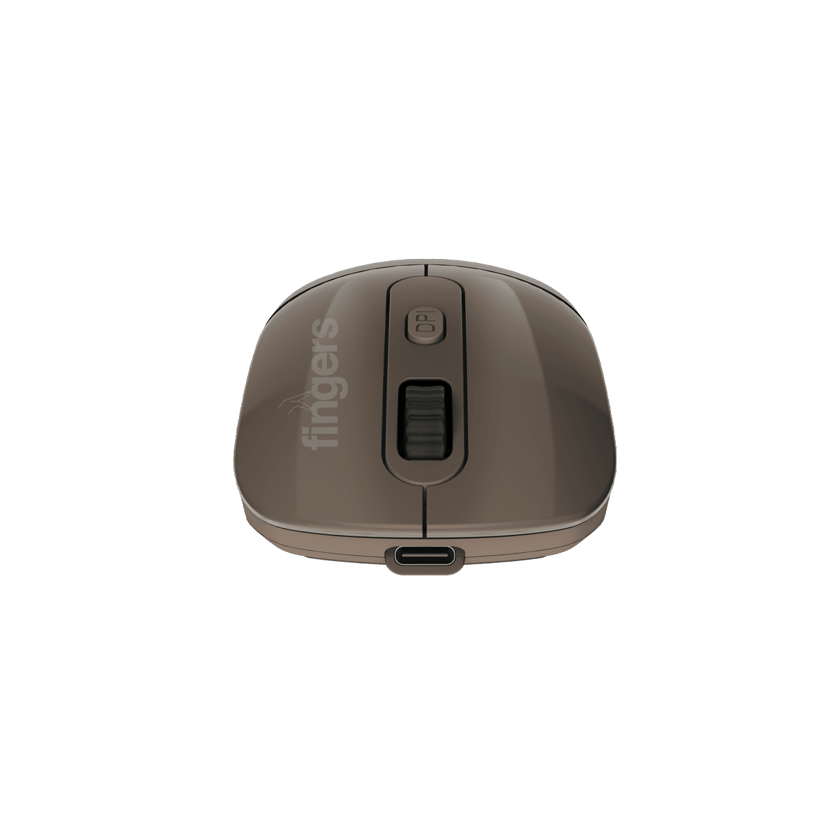 Front view of FINGERS AeroGrip Plus PC Mouse