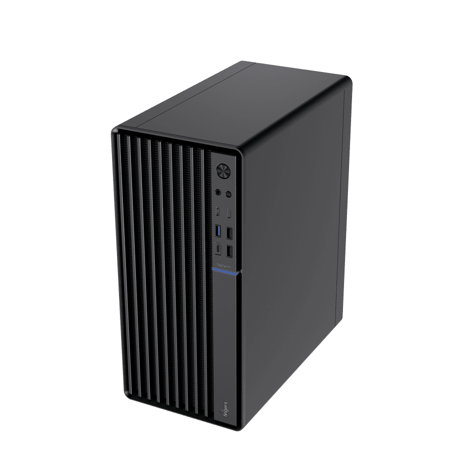 FINGERS TopTier-T1 cabinet showcasing sleek front and side metal panels
