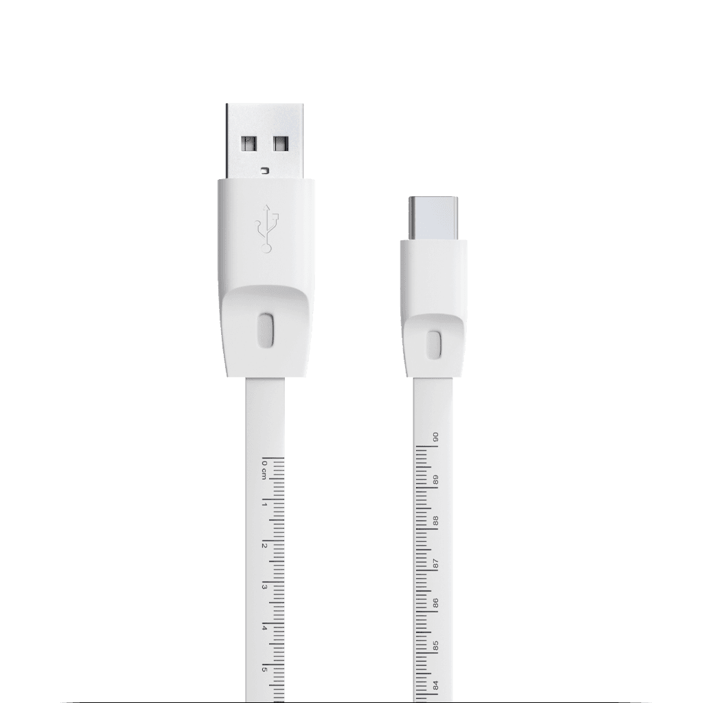 FINGERS FMC-ChargeScale-C03 USB charging cable with clear measurement markings