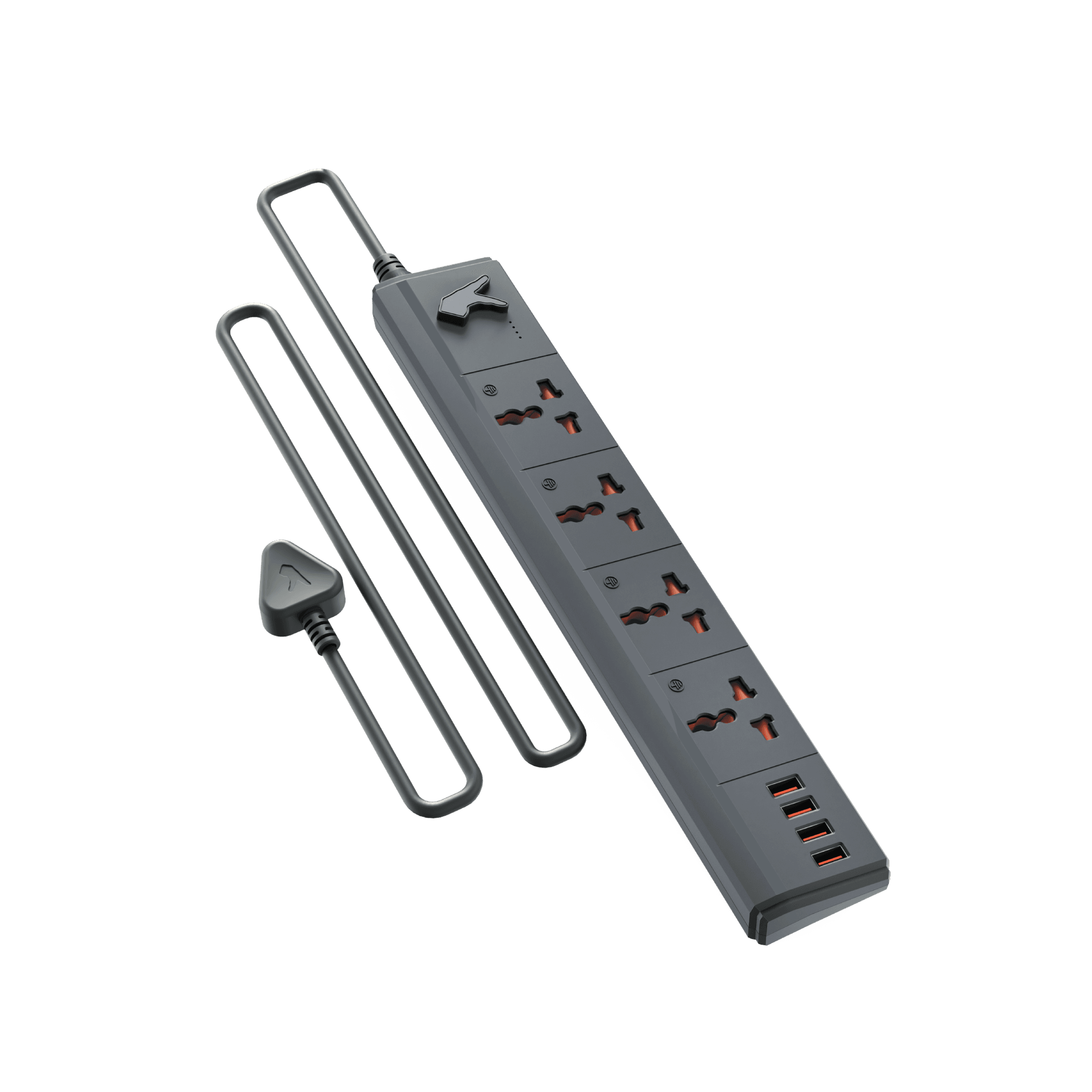 Complete look of PowerStation-4S4U power strip