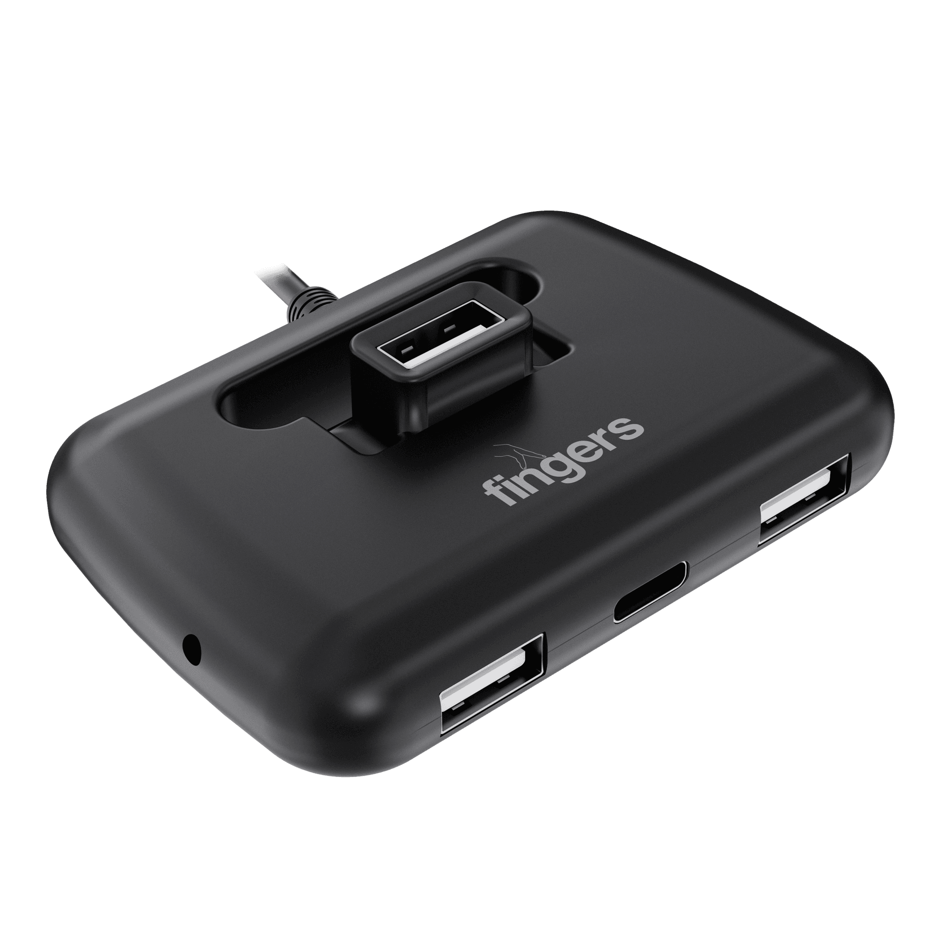 FINGERS Quadrant-CU2.0 hub in jet black colour