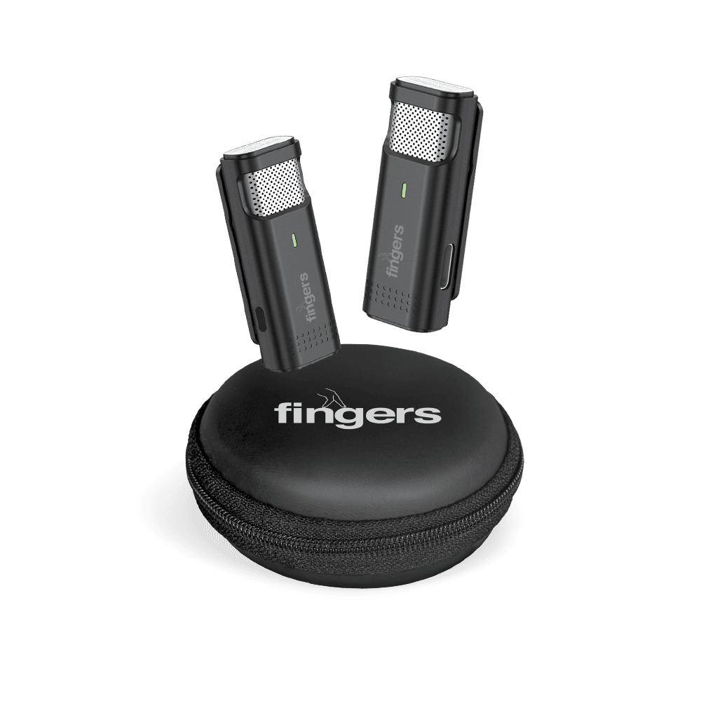 FINGERS PhoneMic-3C-2Mic Lavalier Wireless Mic With Dibbi