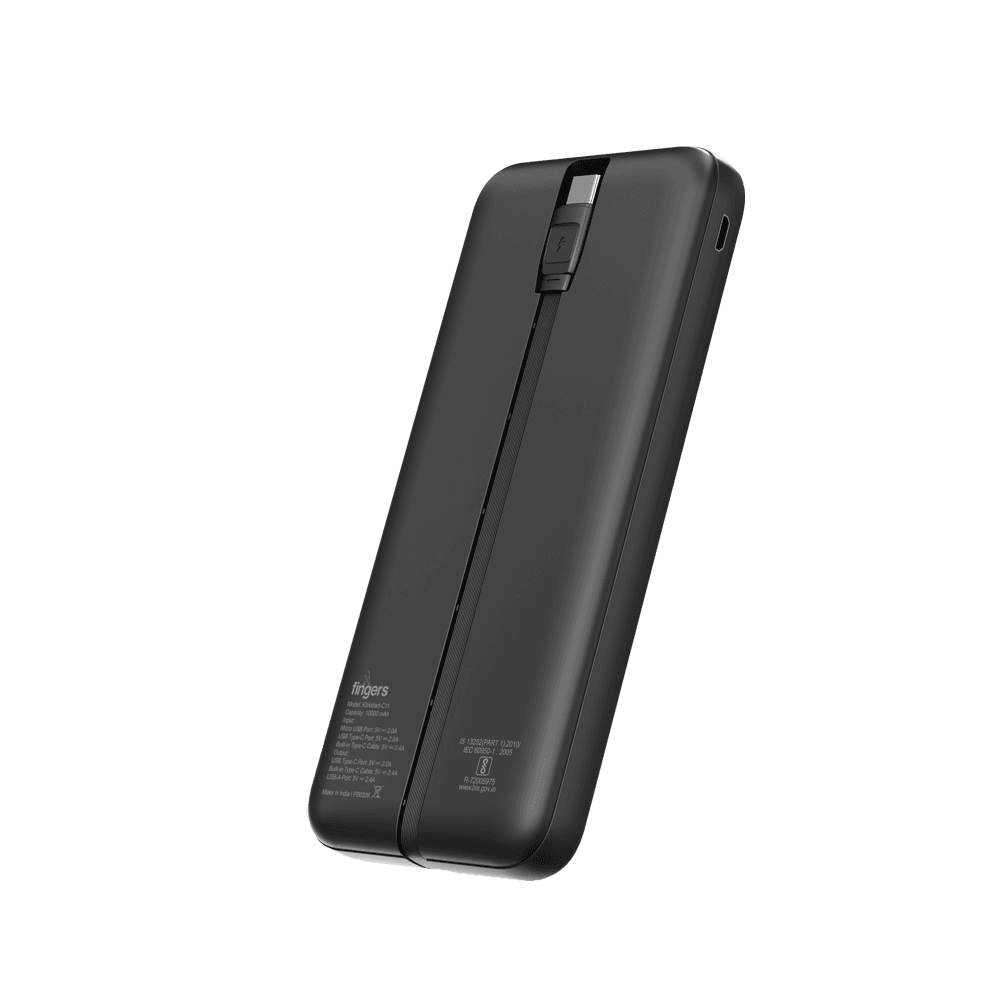 FINGERS Kickstart-C11 Power Bank front & back