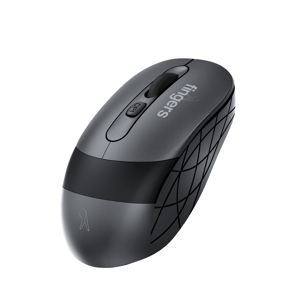 Front view of FINGERS AeroGrip Nova Wireless Mouse