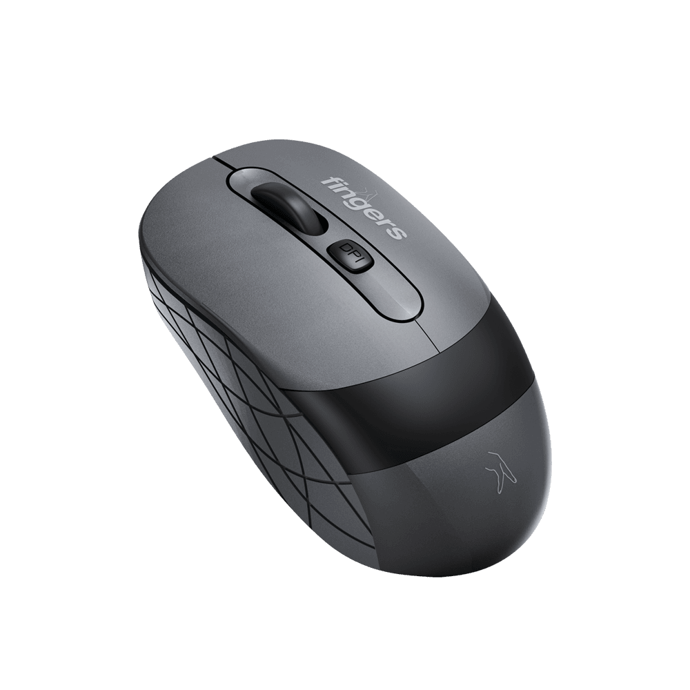 FINGERS AeroGrip Nova Wireless Mouse cross top view