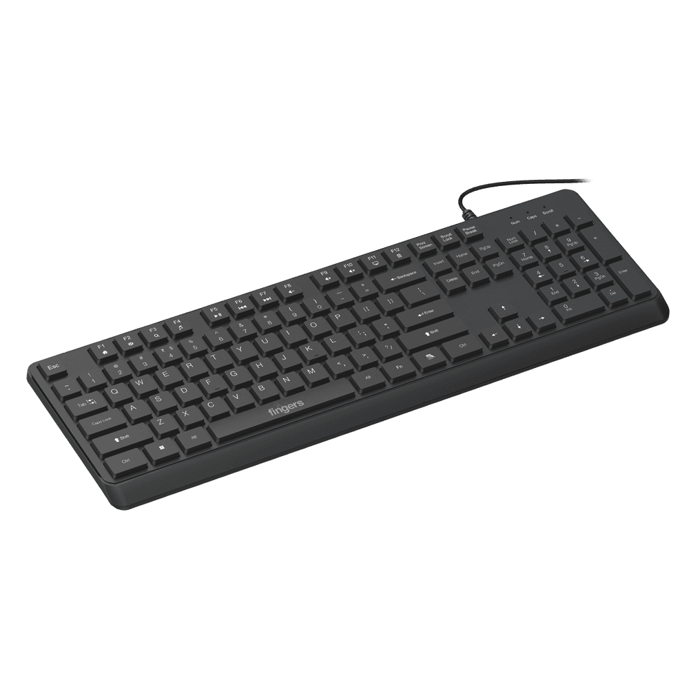 Top tilted view FINGERS ButterClicks2keyboard for mac