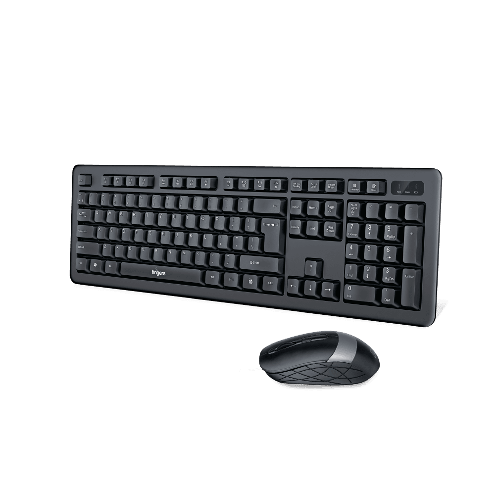 front view of wireless keyboard mouse combo