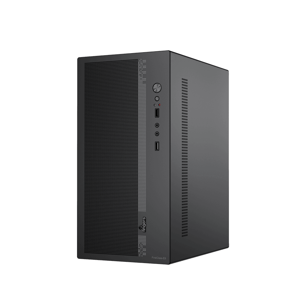 back side of FINGERS FirstClass E9 metal pc cabinet
