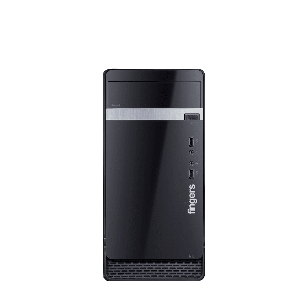 FINGERS Ascend C3 PC Case of Piano Black colour equipped with multiple USB ports