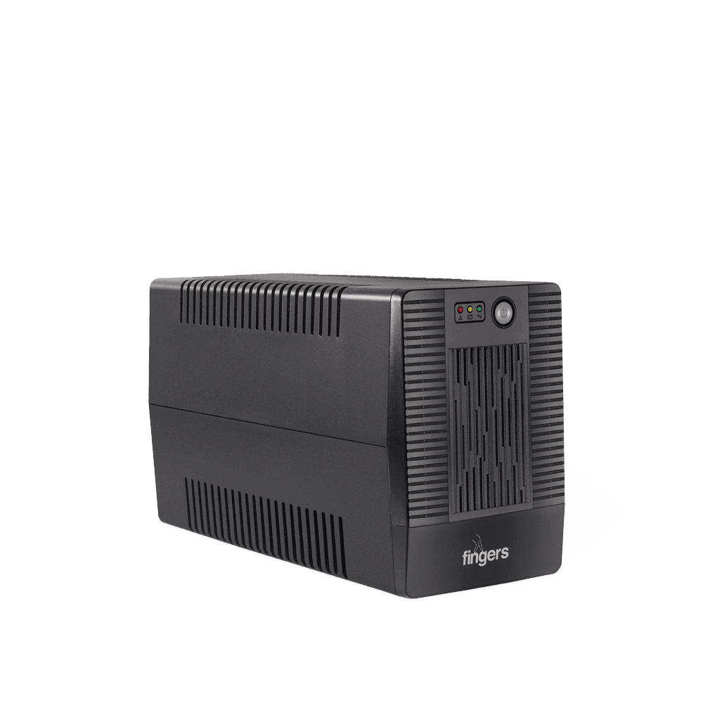 FINGERS Fast-Recharge UPS FR-1097 in black colour