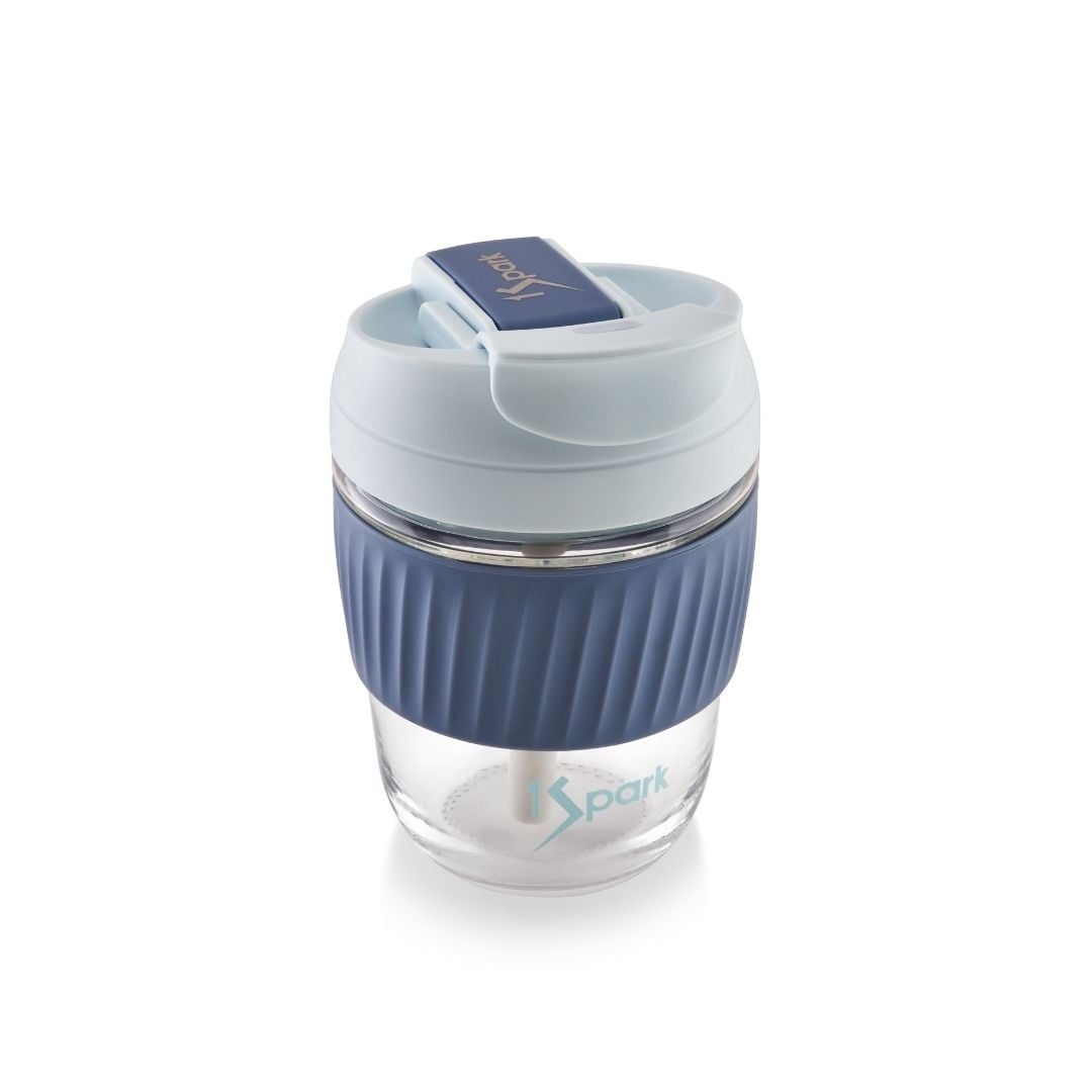 1Spark 3-in-1 Glass Tumbler