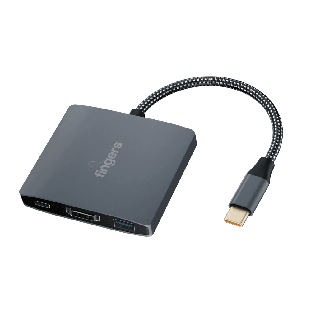FINGERS TopNotch 3-in -1 USB Hub with 3 port extension