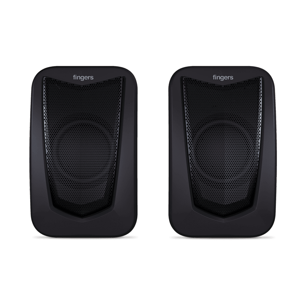 Side Angle View Of FINGERS ACP-FunBeats 2.0 Speaker With AC Power And 3.5  mm Jack