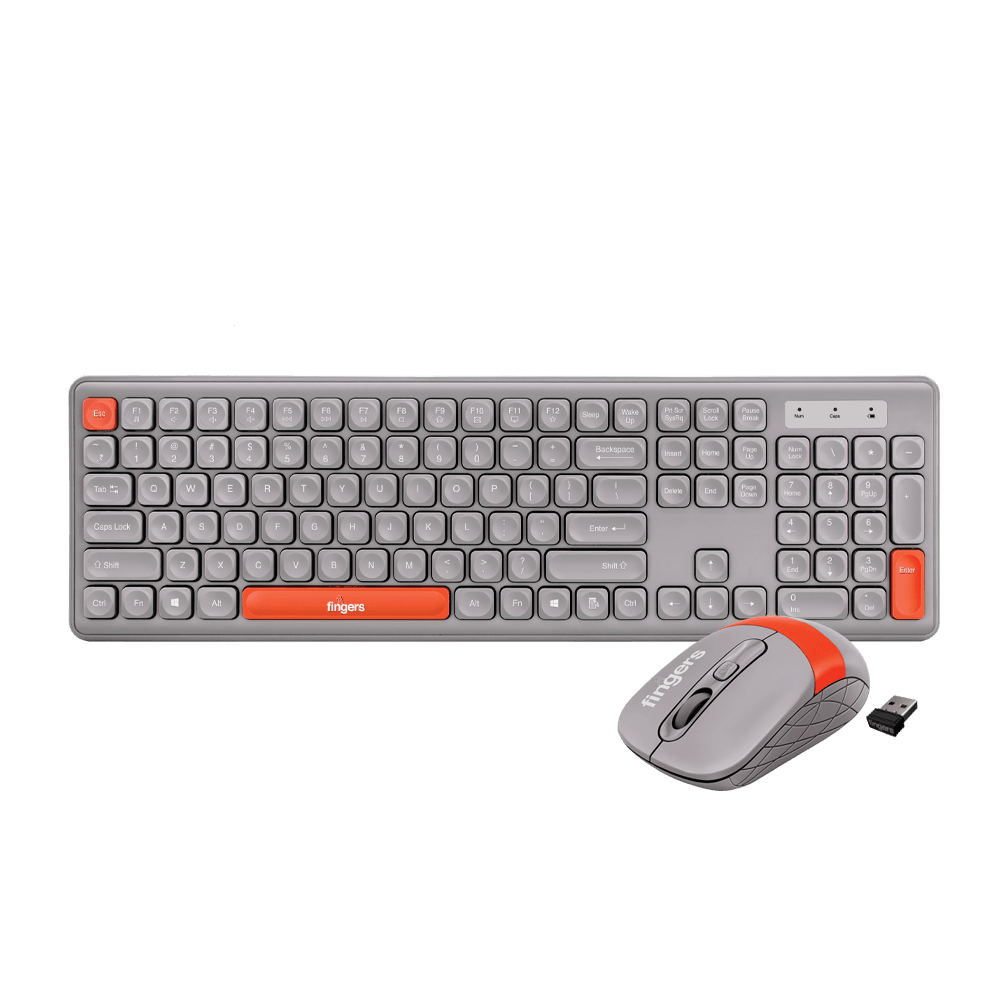 FINGERS Exquisite Combo Wireless Keyboard and Mouse