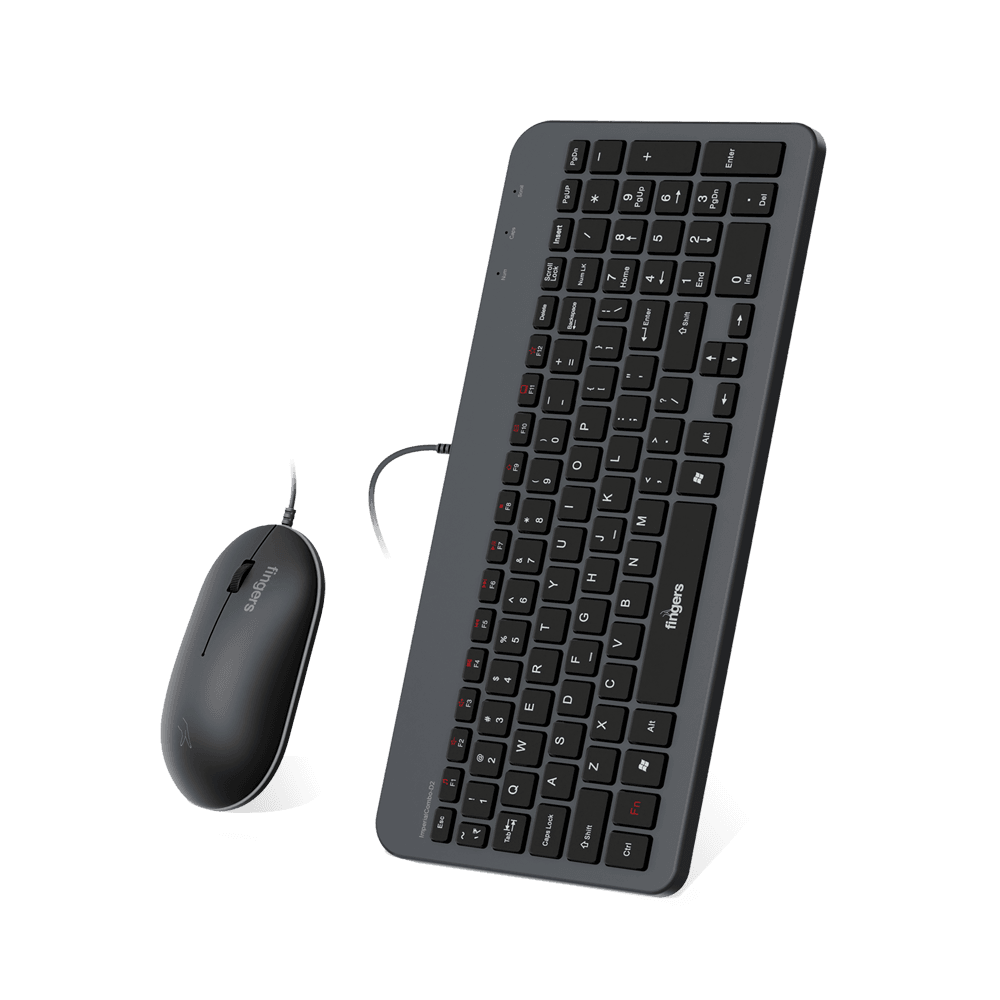 A Sleek design of FINGERS ImperialCombo-D2 wired deskset combo