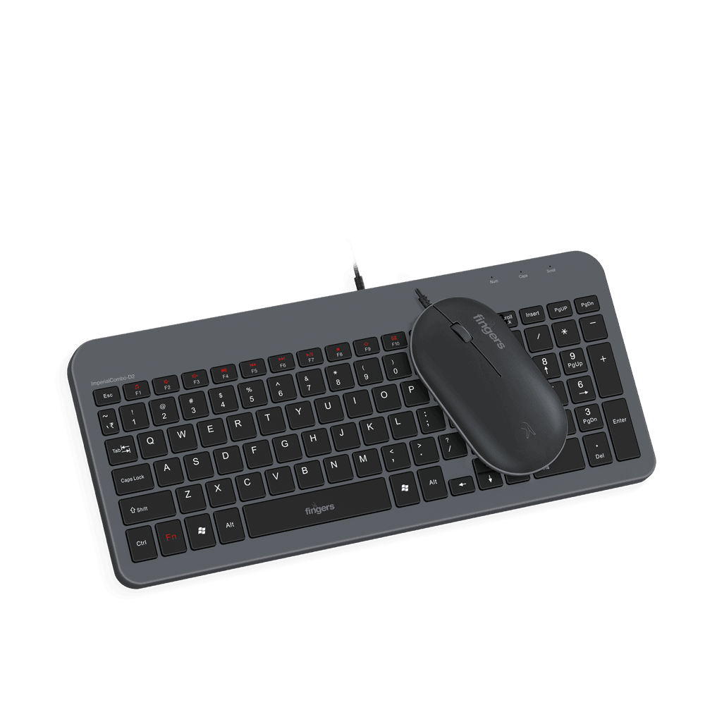 A Sleek design of FINGERS ImperialCombo-D2 wired deskset combo