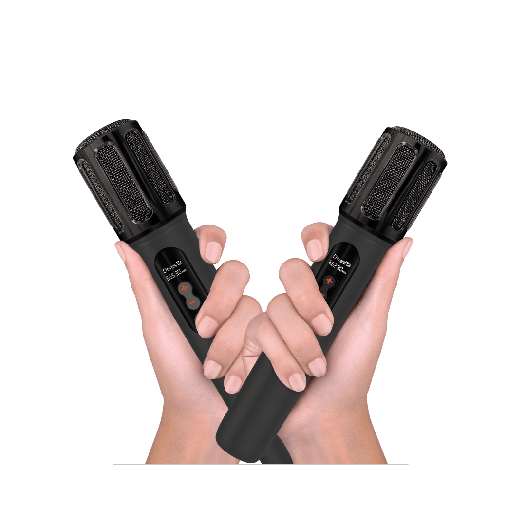 Close-up view of FINGERS Freedom Mic-G124 receiver