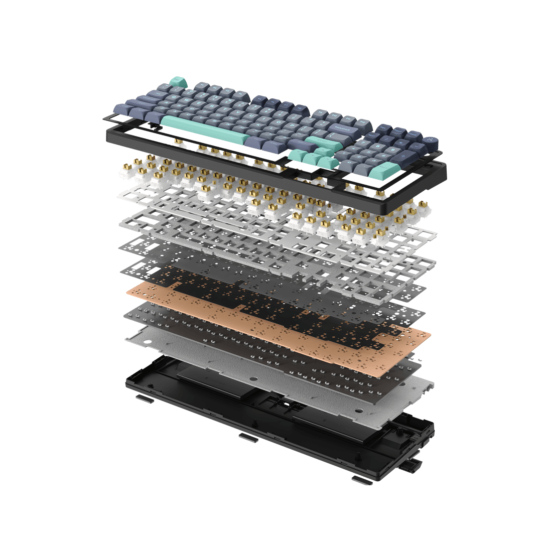 full view of QuikFINGERS Fierce GK7 gaming keyboard