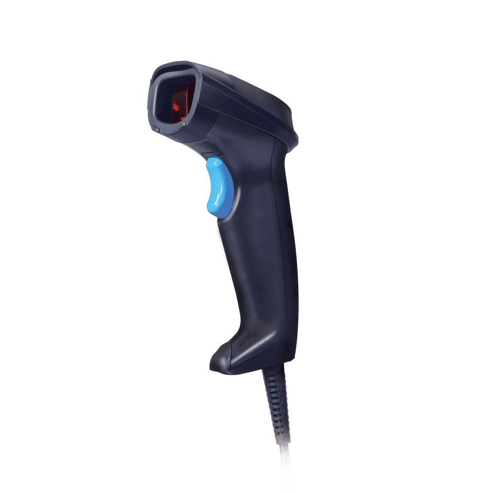 FINGERS QuickScan W5 Wired Barcode Scanner of Black Colour