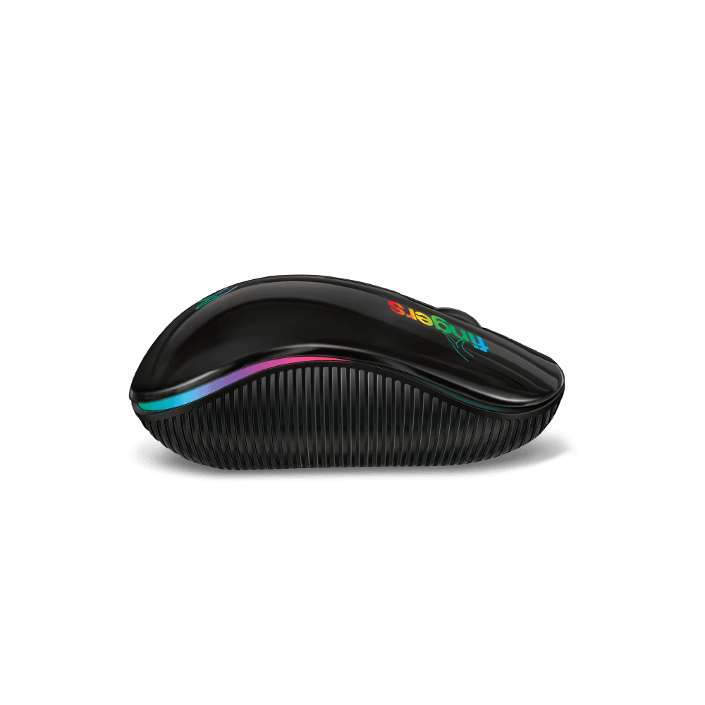 Top Angled view of FINGERS RGB-NoviTrend Wireless + Bluetooth Mouse 