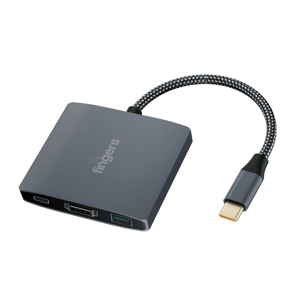 FINGERS TopNotch 3-in -1 USB Hub with 3 port extension