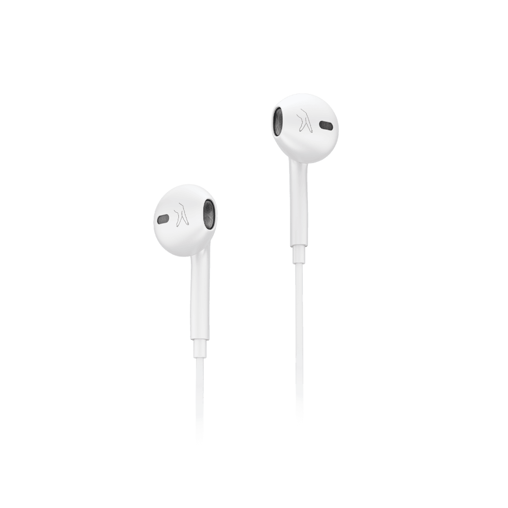 FINGERS SoundReflex W5 Wired Earphones White
