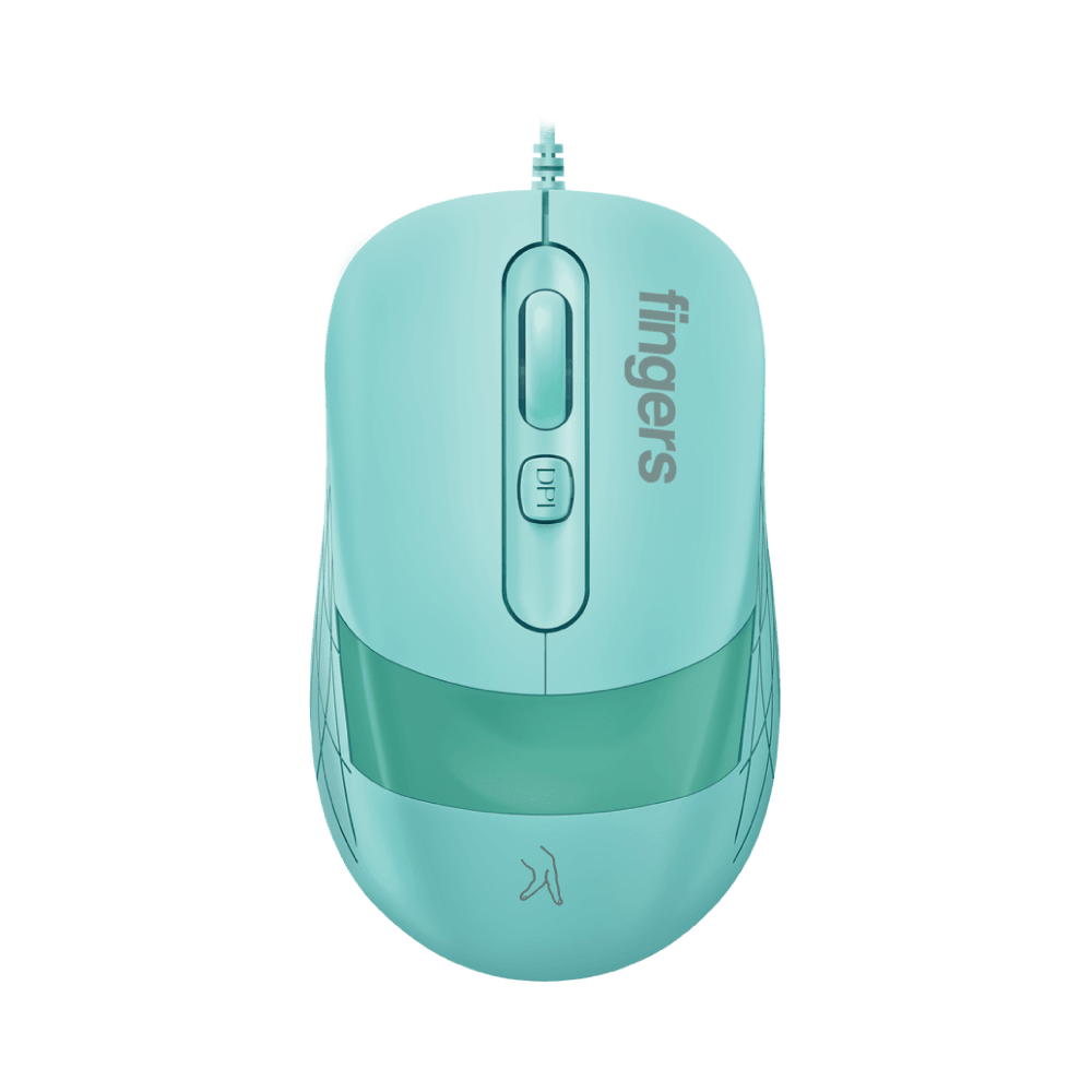 FINGERS SuperHit Wired Mouse - Dual Toned Finish