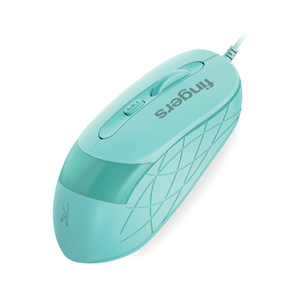 FINGERS SuperHit Wired Mouse - Dual Toned Finish