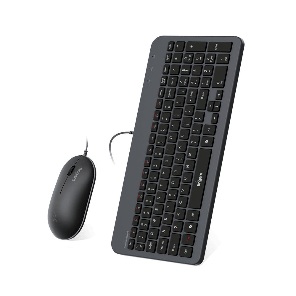 A Sleek design of FINGERS ImperialCombo-D2 wired deskset combo