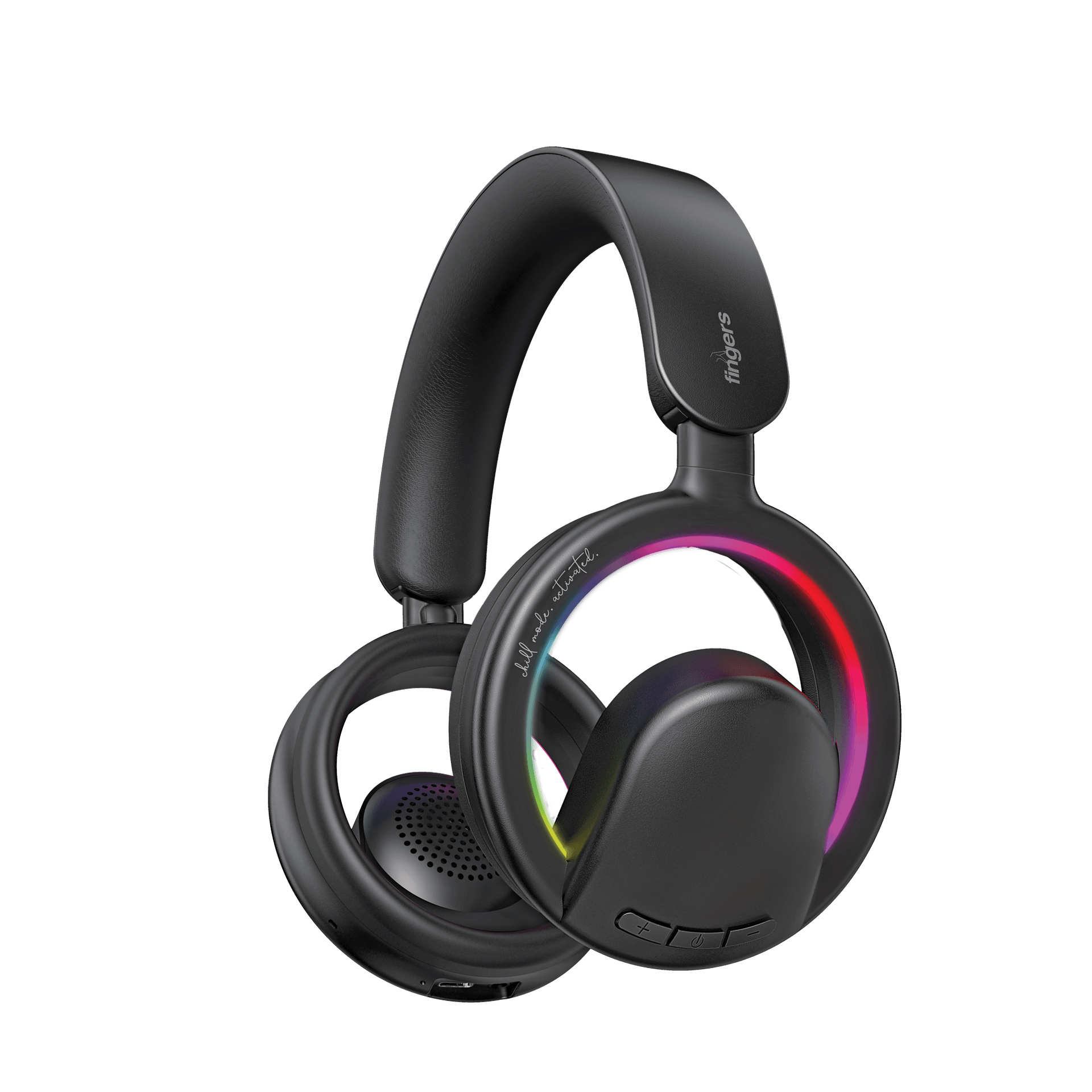 FINGERS ChillRay Cool Black wireless headset