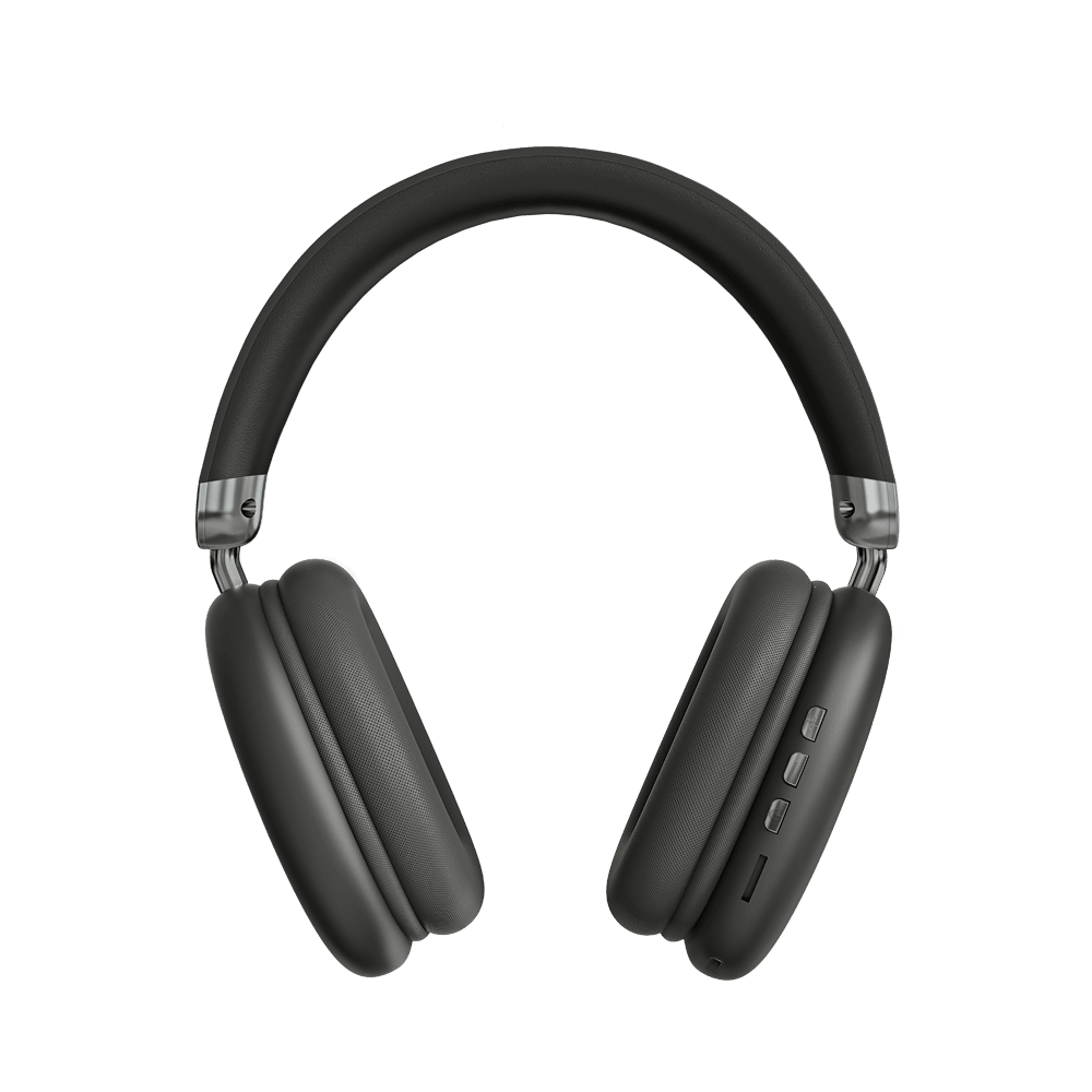 close-up view of FINGERS Jovia-H7 grey ear cups