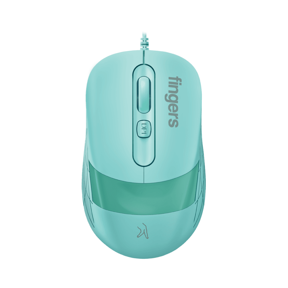 FINGERS SuperHit Wired Mouse - Dual Toned Finish