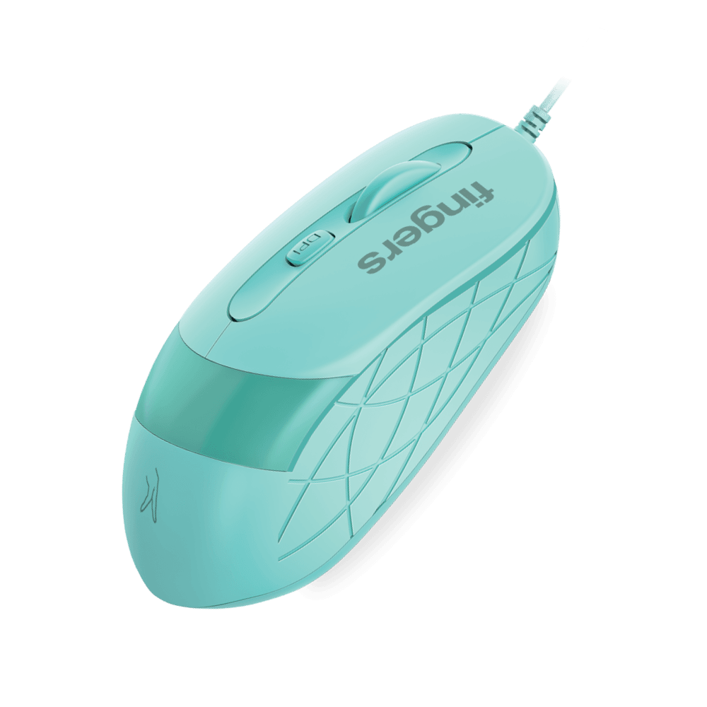 FINGERS SuperHit Wired Mouse - Dual Toned Finish