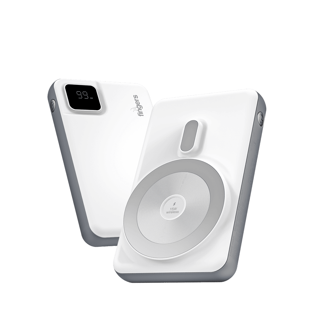 Front and Back View Of FINGERS MagPower-P10 Power Bank