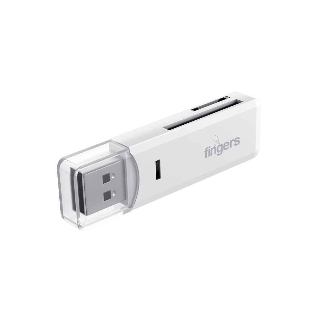 Classic White FINGERS RapidRead Card Reader