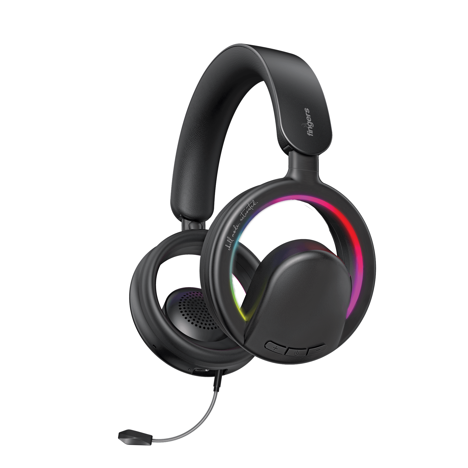 FINGERS ChillRay Cool Black wireless headset