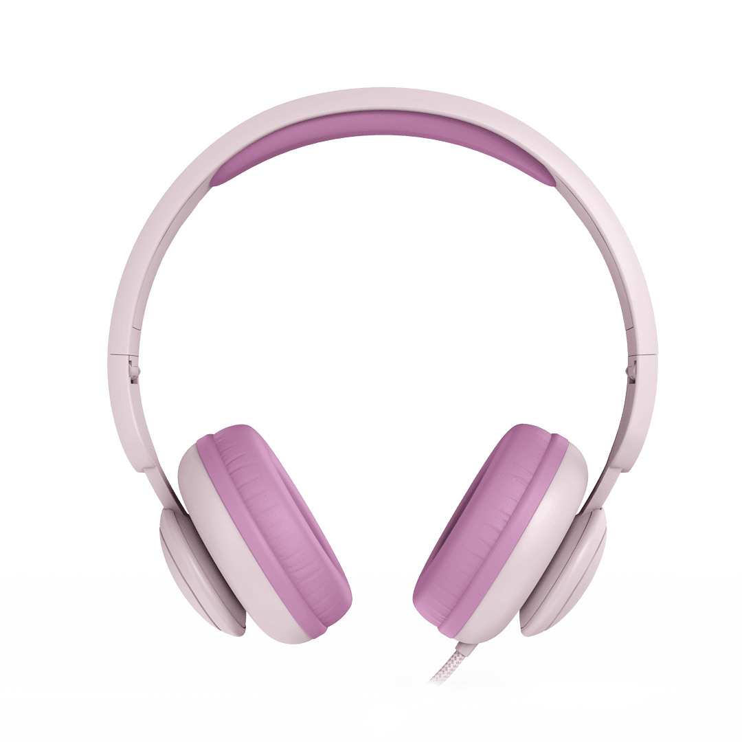 Front view of FINGERS HappyHertz headphone with mic