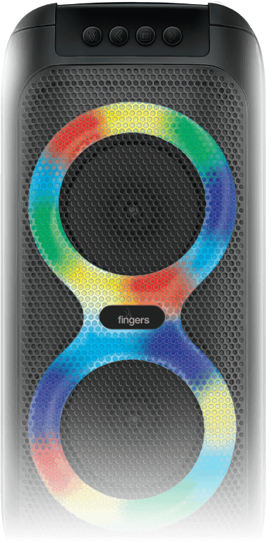 Front Look Of FINGERS Swag5 Portable Speaker With RGB Lights